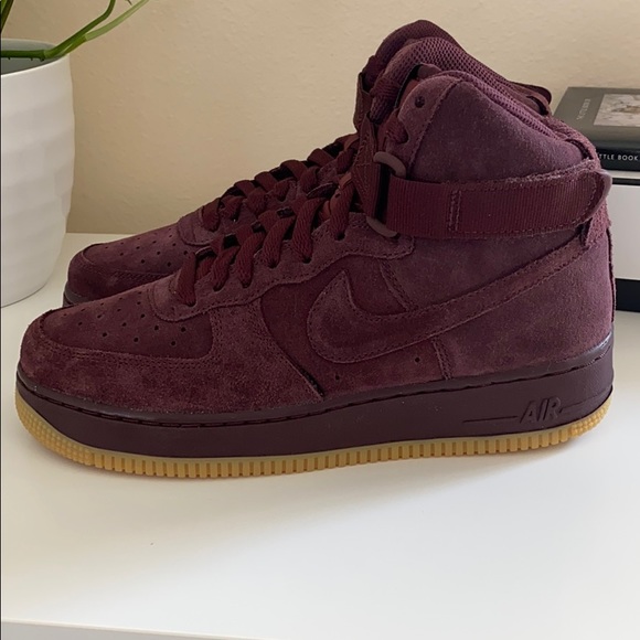 New Nike Air Force 1 Burgundy shoes - Picture 3 of 8
